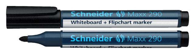 Whiteboardmarker Schneider Maxx 290 rond 2-3mm zwart