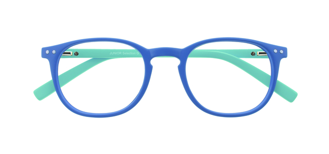 bril, ooglap, kinderbril, blauw, mintgroen