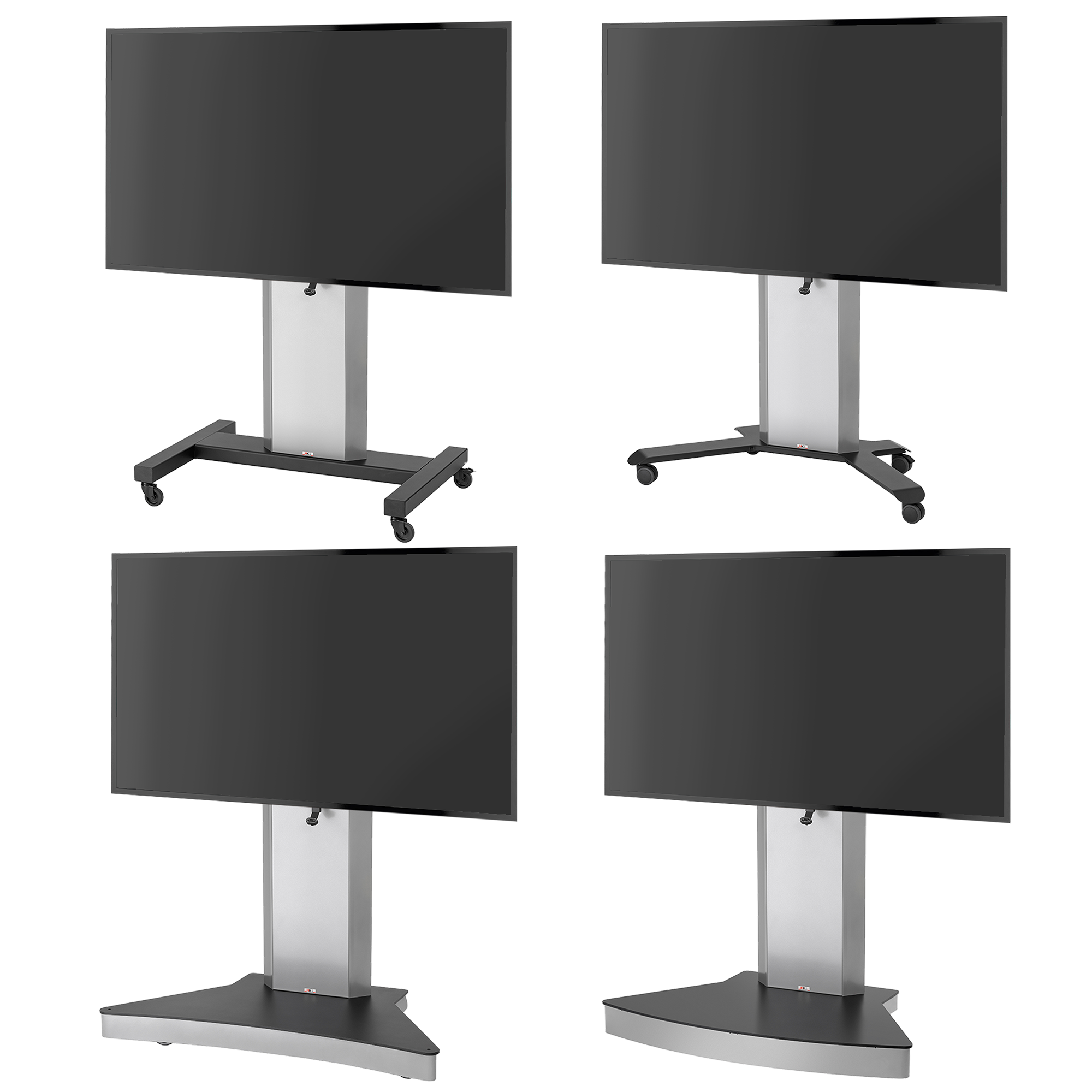 Displaystandaards met wielen - serie "VST-D" Displaystandaards met wielen - serie "VST-D"