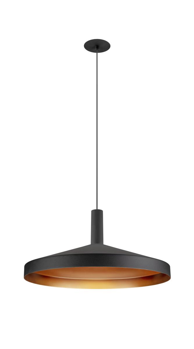 hanglamp, pendant, zwart, metaal, cirkelvormig