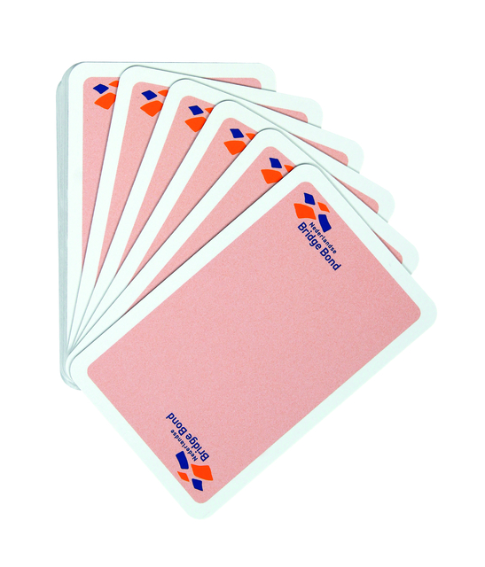 Speelkaarten Bridge Bond roze