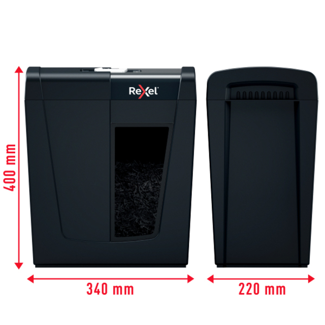 Papiervernietiger Rexel Secure X10 P4 snippers 4x40mm