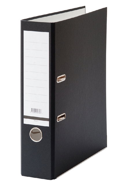 Ordner Qbasic A4 80mm karton zwart Ordner Qbasic A4 80mm karton zwart