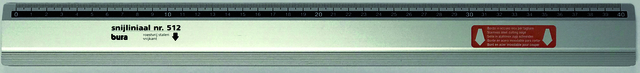 Snijliniaal Bura 512 Antica 40cm aluminium Snijliniaal Bura 512 Antica 40cm aluminium
