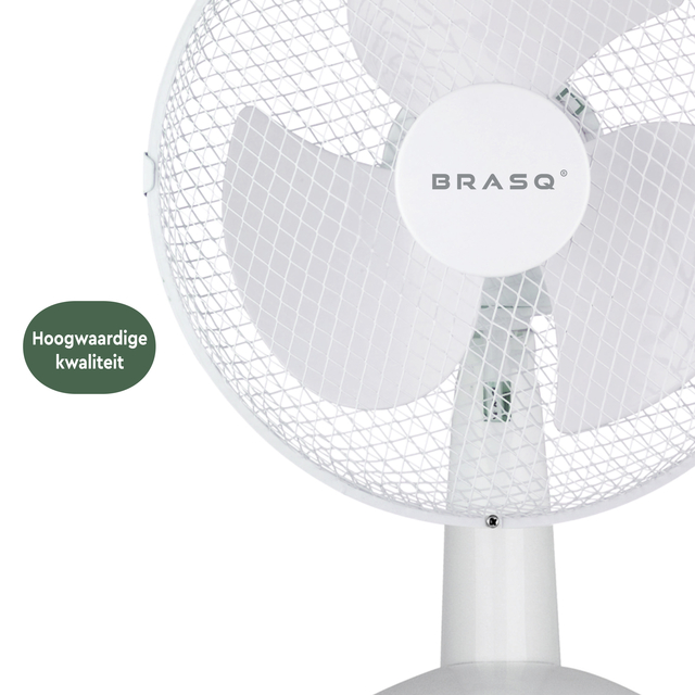Tafelventilator BRASQ F400 Ø 30cm wit
