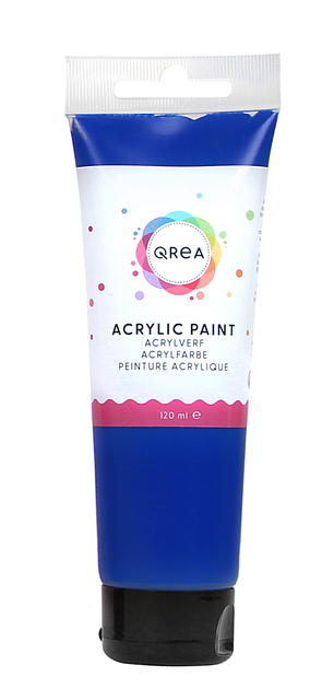 Acrylverf Qrea 120 ml phtalo blauw Acrylverf Qrea 120 ml phtalo blauw