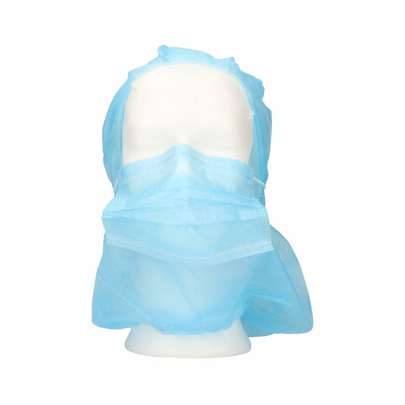 CMT Astrocap met Mondmasker Blauw Onesize doos 10x50st