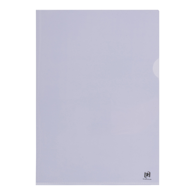 Insteekmap L-model Oxford A4 PVC 140µ glashelder 100 stuks Insteekmap L-model Oxford A4 PVC 140µ glashelder 100 stuks