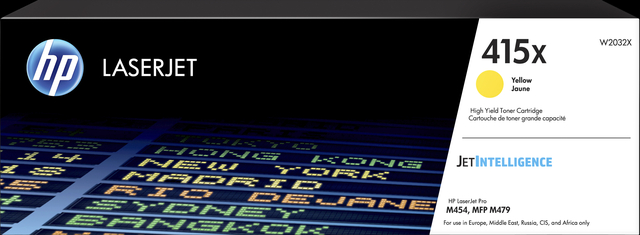 Tonercartridge HP W2032X 415X geel Tonercartridge HP W2032X 415X geel