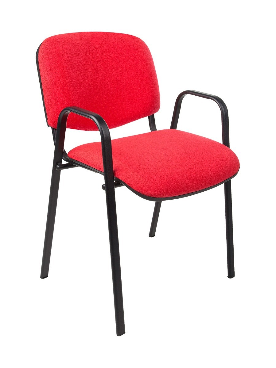 MILOS-Rood-Stof-Zwart frame