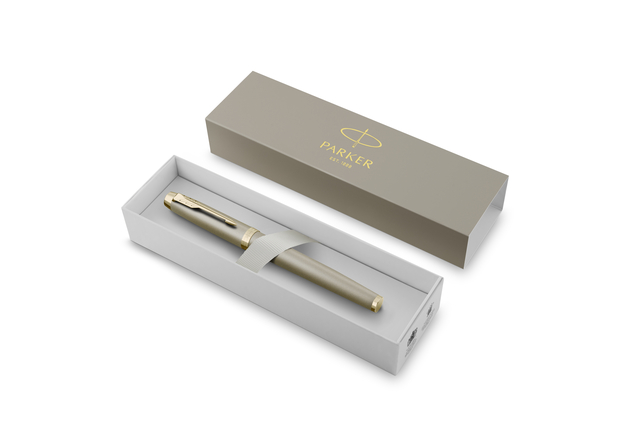 balpen, goud, pen, metallic, doos