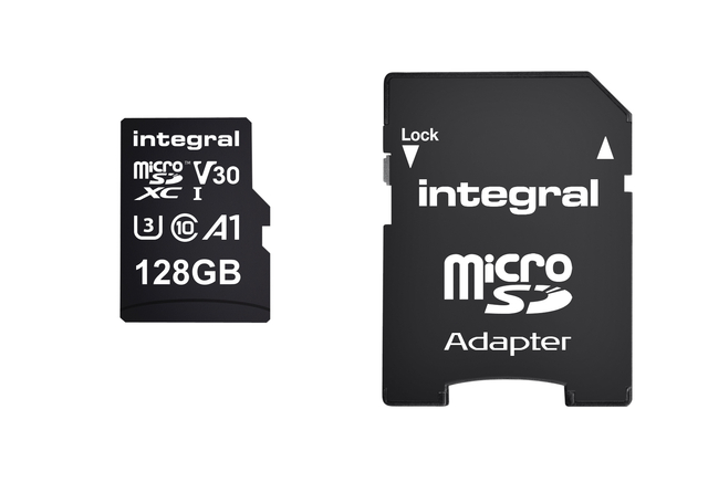 Geheugenkaart Integral microSDXC 128GB Geheugenkaart Integral microSDXC 128GB