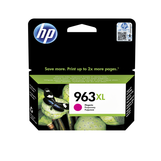 Inktcartridge HP 3JA28AE 963XL rood Inktcartridge HP 3JA28AE 963XL rood