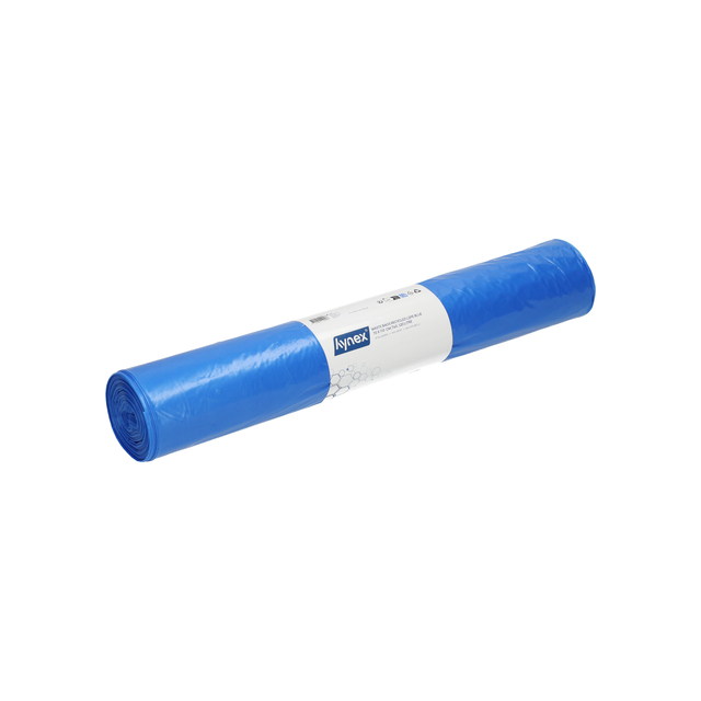 plastic bag, garbage bag, blauw rol, rol tas, plastic zak