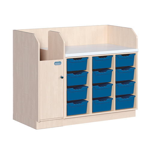Commode, vier rijen