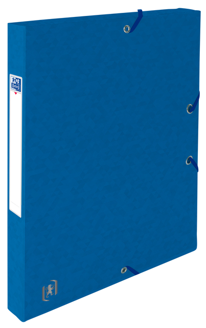 Elastobox Oxford Top File+ A4 25mm blauw Elastobox Oxford Top File+ A4 25mm blauw