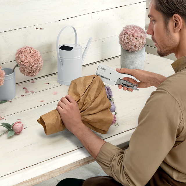 kantoor, bloemen, kantoorbenodigdheden, doek, papier