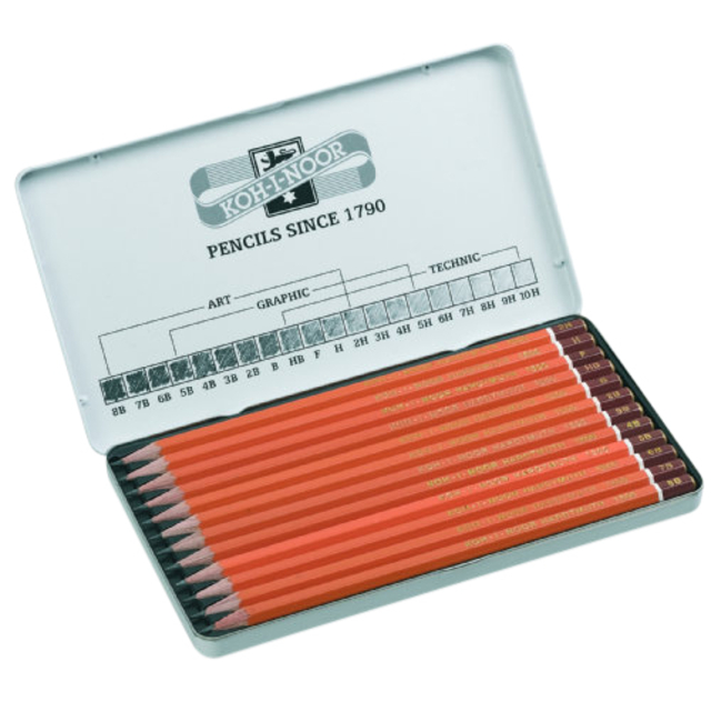 Potloodstift Koh-I-Noor 1502 Artset 8B-2H Potloodstift Koh-I-Noor 1502 Artset 8B-2H