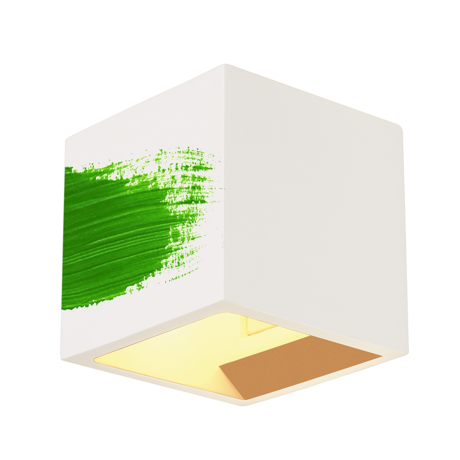 PLASTRA CUBE wit 1xG9
