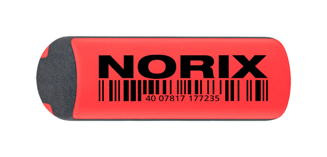 eraser, pink, barcoded, NORIX, stylus eraser