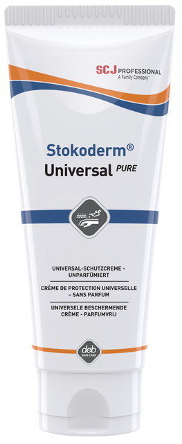 Handcrème SCJ Stokoderm Universal Pure parfumvrij 100ml Handcrème SCJ Stokoderm Universal Pure parfumvrij 100ml
