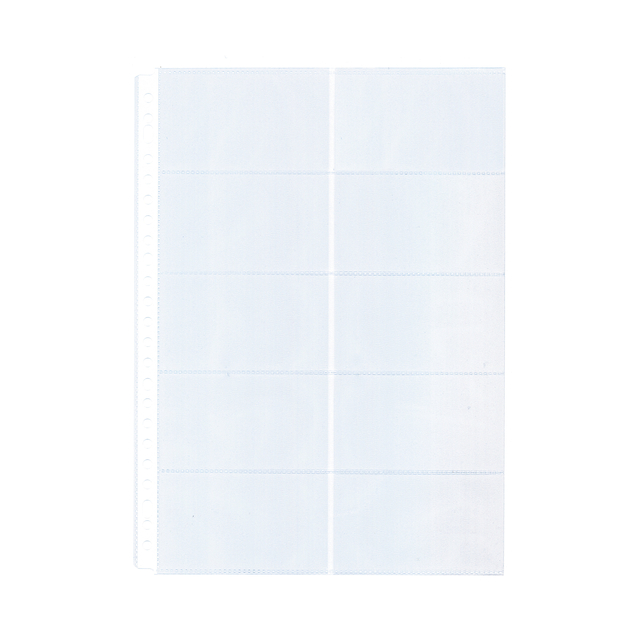 Showtas Kangaro A4 23-gaats PP 0.12mm voor 10 visitekaartjes 10 stuks Showtas Kangaro A4 23-gaats PP 0.12mm voor 10 visitekaartjes 10 stuks