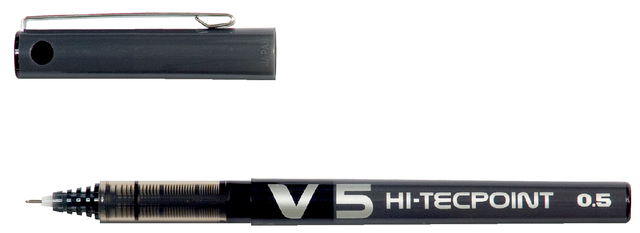 Rollerpen PILOT Hi-Tecpoint V5 fijn zwart Rollerpen PILOT Hi-Tecpoint V5 fijn zwart