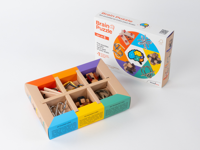 puzzel, brain, set, gezicht, mentale