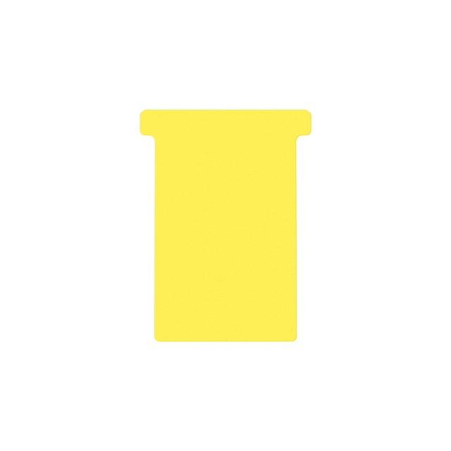 T-kaart Djois formaat 3 77mm geel 100 stuks T-kaart Djois formaat 3 77mm geel 100 stuks