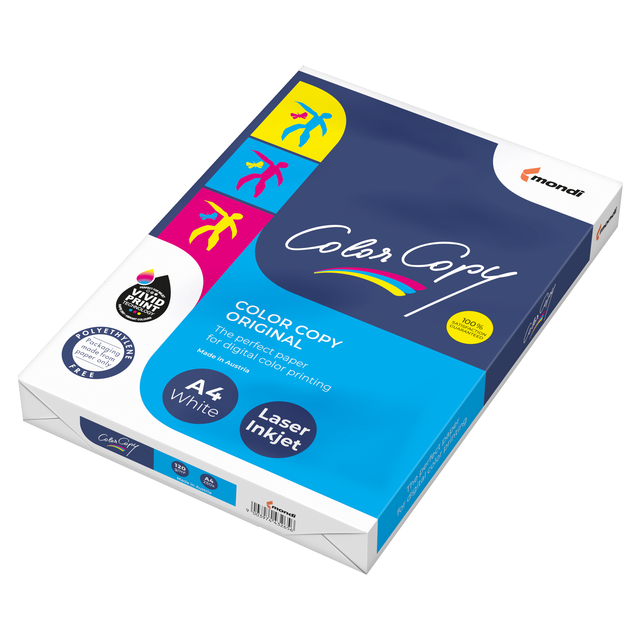 kopieerpapier, A4-formaat, wit papier, 120 g/m², laser- en inkjetpapier