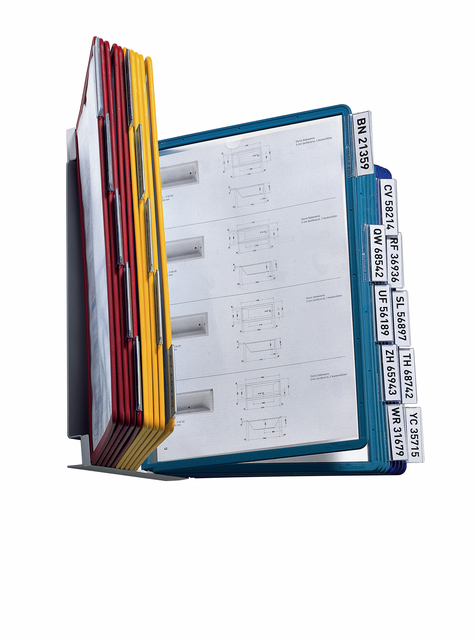 Wandelement Durable Vario Wall met 20-tassen A4 assorti Wandelement Durable Vario Wall met 20-tassen A4 assorti