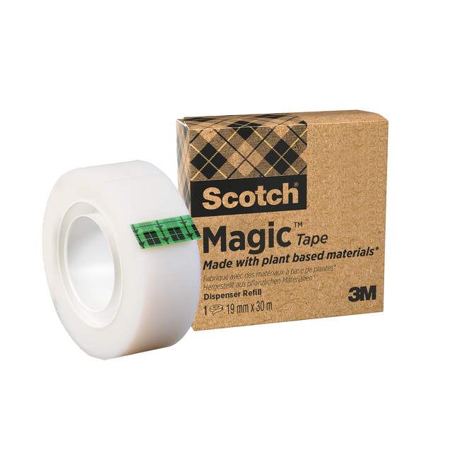 Plakband Scotch Magic 900 19mmx30m onzichtbaar mat Plakband Scotch Magic 900 19mmx30m onzichtbaar mat