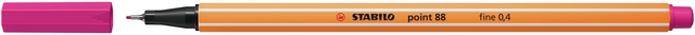 Fineliner STABILO point 88/56 fijn roze rood