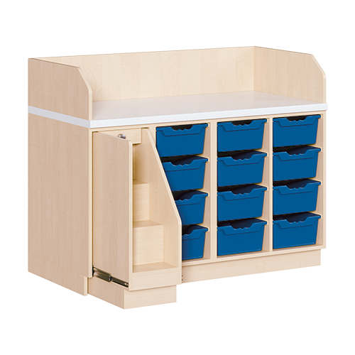 Commode, vier rijen