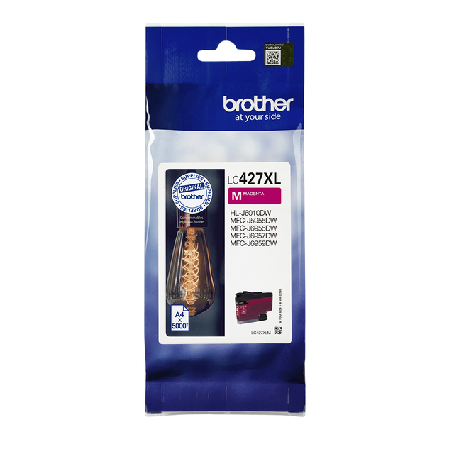 Inktcartridge Brother LC-427XLM rood Inktcartridge Brother LC-427XLM rood