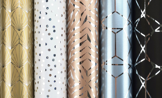 Inpakpapier Fancy vintage 150x70cm assorti Inpakpapier Fancy vintage 150x70cm assorti