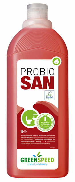 Sanitairreiniger Greenspeed Probio San 1 liter Sanitairreiniger Greenspeed Probio San 1 liter