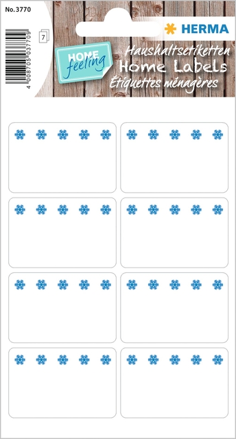 Etiket HERMA 3770 26x40mm diepvries wit 56stuks Etiket HERMA 3770 26x40mm diepvries wit 56stuks