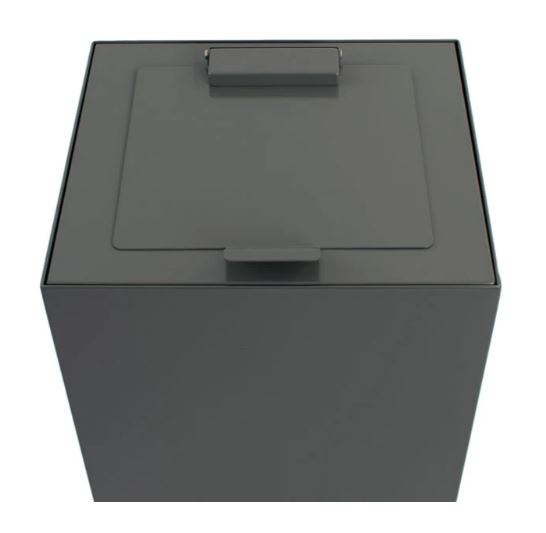 VepaBins VB206933 Grijs TopmetKlep voor Modulaire afvalbak 90l VepaBins VB206933 Grijs TopmetKlep voor Modulaire afvalbak 90l