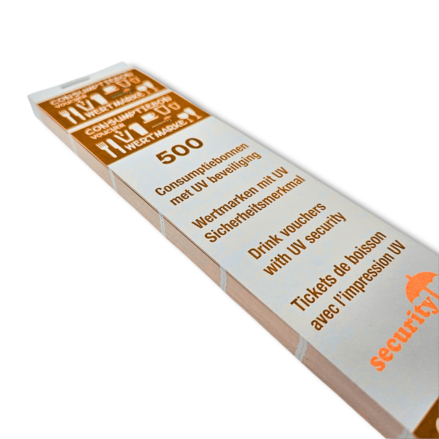 Consumptiebon Combicraft UV beveiliging 500 stuks oranje