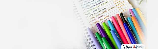 Fineliner Paper Mate Flair Candy Pop! medium assorti blister à 6 stuks