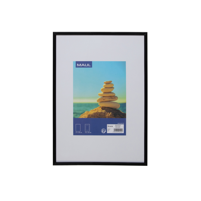 Fotolijst MAUL art 21x30cm kunststof frame zwart Fotolijst MAUL art 21x30cm kunststof frame zwart