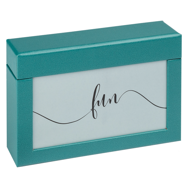 Fotobox walther design Fun 10x15cm 100 foto's petrol groen Fotobox walther design Fun 10x15cm 100 foto's petrol groen