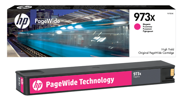 Inktcartridge HP F6T82AE 973X rood Inktcartridge HP F6T82AE 973X rood