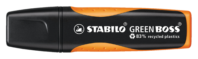 Markeerstift STABILO GREEN BOSS 6070/54 oranje Markeerstift STABILO GREEN BOSS 6070/54 oranje