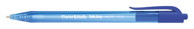 Balpen Paper Mate Inkjoy 100RT medium blauw Balpen Paper Mate Inkjoy 100RT medium blauw