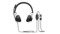 Logitech Zone Wired Headset | USB-C/A | Bedrade Headset met Microfoon | Grafiet Logitech Zone Wired Headset | USB-C/A | Bedrade Headset met Microfoon | Grafiet
