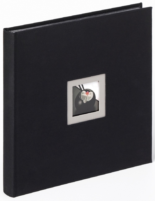 Fotoalbum walther design Black & White 30x30cm 25vel zwart Fotoalbum walther design Black & White 30x30cm 25vel zwart