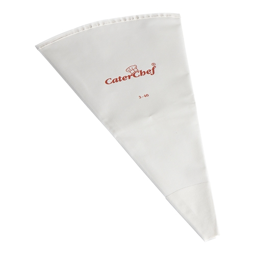 CaterChef Spuitzak Katoen 40cm Wit