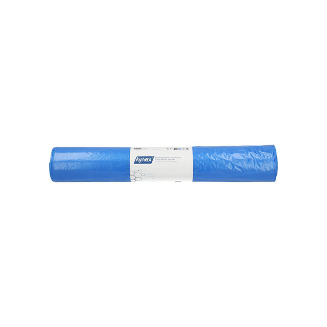 plastic bag, blauw, rol, afvalzak